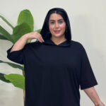 باکسی کلاهدار سفید مشکی پک 3 عددی کد10213