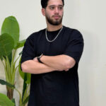 تیشرت بیسیک مشکی پک4عددی کد20304