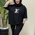 ست باکسی شلوار ال وی زیپی پک 8عددی کد10408