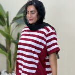 تیشرت باکسی راه راه تیکه خور پک8عددی کد41261