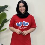 تیشرت قواره دار قلب پک8عددی کد10521