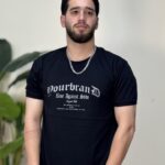 تیشرت استین مچpourbrandپک6عددی کد20332