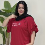 تیشرت باکسی آستین طبقه ای پک۶عددی کد۴۱۲۸۱/۱