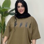 تیشرت باکسی لاو انگشتی پک6عددی کد10179