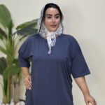 سوپرلانگ ساده طوسی کد11049