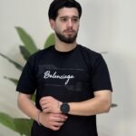تیشرت مشکی بالنسیاگا پک3عددی کد20385