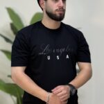 تیشرت مشکی لس انجلس پک3عددی کد20390