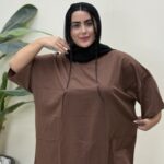 سوپرلش ساده قهوه ای کد11129
