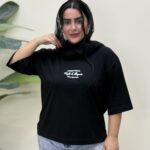 تیشرت باکسی نوشته مینیمال پک۶عددی کد101253